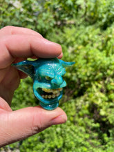 Load image into Gallery viewer, Aquaberry goblin pendy