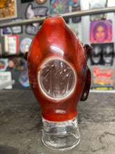 Load image into Gallery viewer, Ruby slipper split face medman peak top
