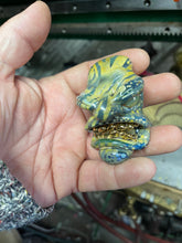 Load image into Gallery viewer, Uber carved medman in gold, fully loaded
