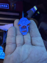 Load image into Gallery viewer, Uv reactive night demon pendant
