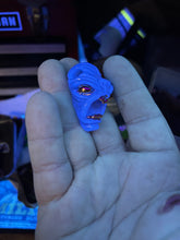 Load image into Gallery viewer, Uv reactive night demon pendant
