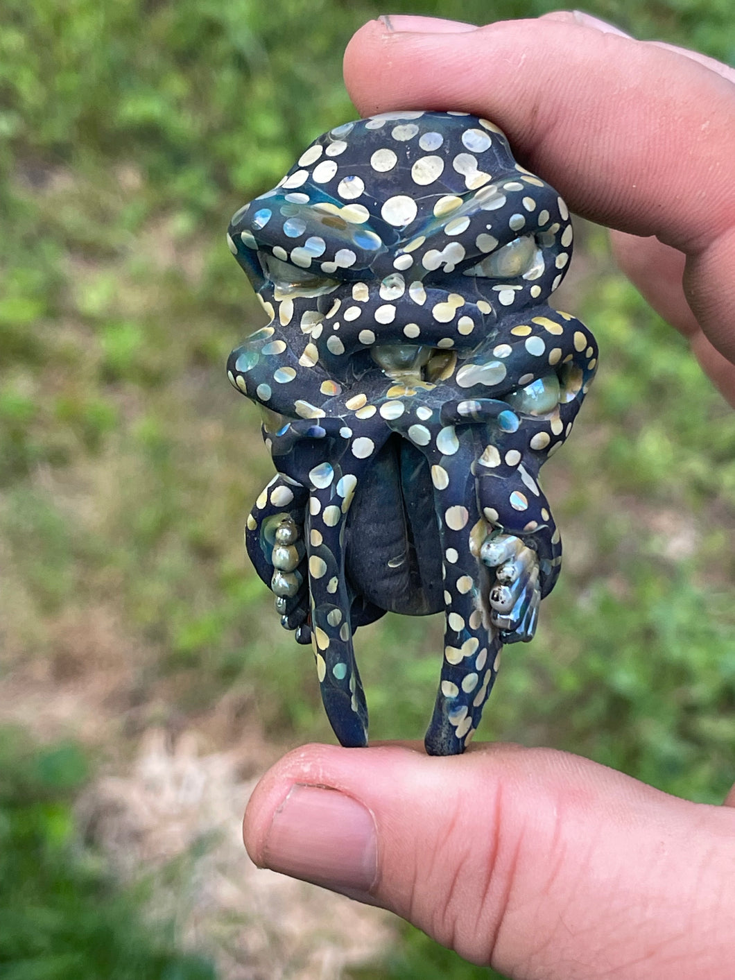 The starry night sky scale Dogeater Pendant