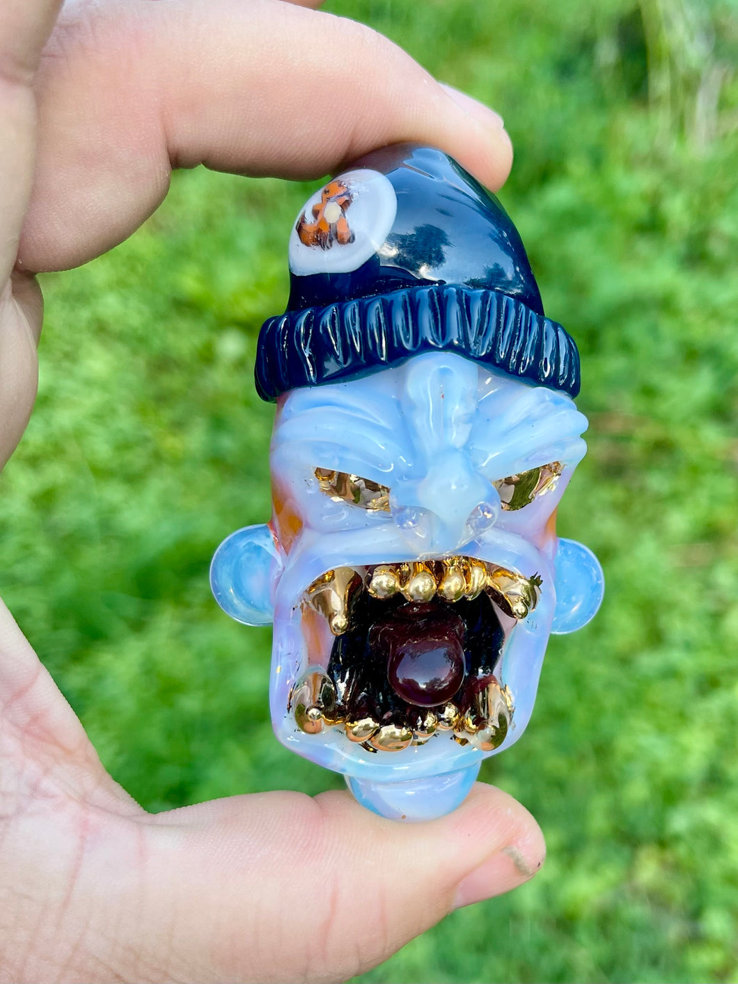 Fire and ice trap yeti pendant