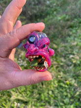 Load image into Gallery viewer, Hounds tooth strawberry candy dip 3rd eye gorilla in gooooooold
